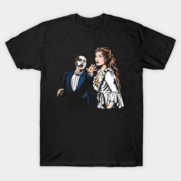 Music of The Night T-Shirt by Jamie Lee Art